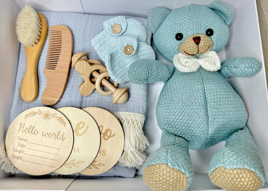 Blue Welcome Baby Gift Set/Newborn Baby Gift Box